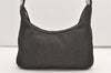 Authentic GUCCI Web Sherry Line Shoulder Bag Canvas Leather 01233 Black 2931J