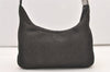 Authentic GUCCI Web Sherry Line Shoulder Bag Canvas Leather 01233 Black 2931J