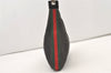Authentic GUCCI Web Sherry Line Shoulder Bag Canvas Leather 01233 Black 2931J