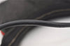 Authentic GUCCI Web Sherry Line Shoulder Bag Canvas Leather 01233 Black 2931J