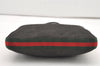 Authentic GUCCI Web Sherry Line Shoulder Bag Canvas Leather 01233 Black 2931J