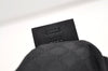 Authentic GUCCI Web Sherry Line Shoulder Bag Canvas Leather 01233 Black 2931J