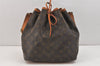 Authentic Louis Vuitton Monogram Petit Noe M42226 Shoulder Drawstring Bag 2931K