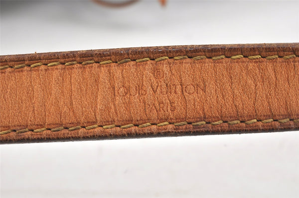 Authentic Louis Vuitton Monogram Petit Noe M42226 Shoulder Drawstring Bag 2931K