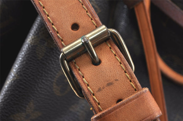 Authentic Louis Vuitton Monogram Petit Noe M42226 Shoulder Drawstring Bag 2931K