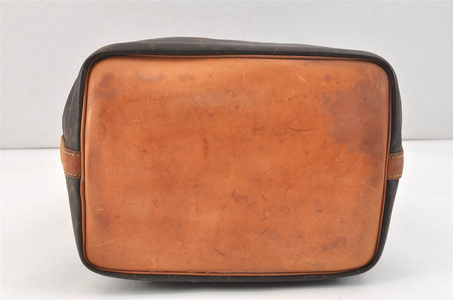 Authentic Louis Vuitton Monogram Petit Noe M42226 Shoulder Drawstring Bag 2931K