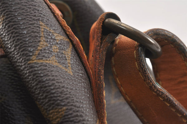 Authentic Louis Vuitton Monogram Petit Noe M42226 Shoulder Drawstring Bag 2931K