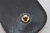 Authentic GUCCI Sherry Line Vintage Shoulder Bag Purse Leather Navy Blue 2932I
