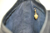Authentic GUCCI Sherry Line Vintage Shoulder Bag Purse Leather Navy Blue 2932I