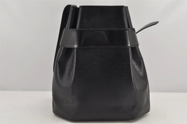 Auth Louis Vuitton Epi Sac De Paule PM Shoulder Cross Bag Black M80157 LV 2932K