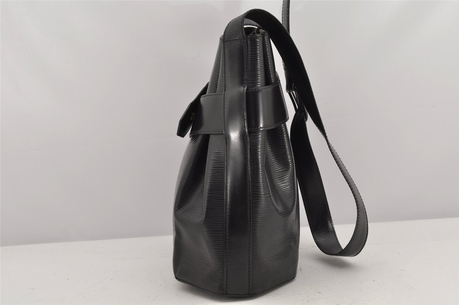 Auth Louis Vuitton Epi Sac De Paule PM Shoulder Cross Bag Black M80157 LV 2932K