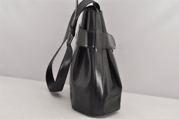 Auth Louis Vuitton Epi Sac De Paule PM Shoulder Cross Bag Black M80157 LV 2932K