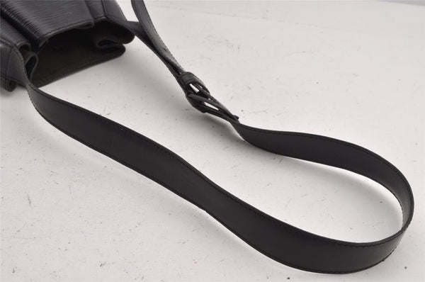 Auth Louis Vuitton Epi Sac De Paule PM Shoulder Cross Bag Black M80157 LV 2932K