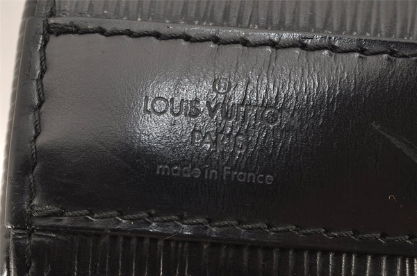 Auth Louis Vuitton Epi Sac De Paule PM Shoulder Cross Bag Black M80157 LV 2932K