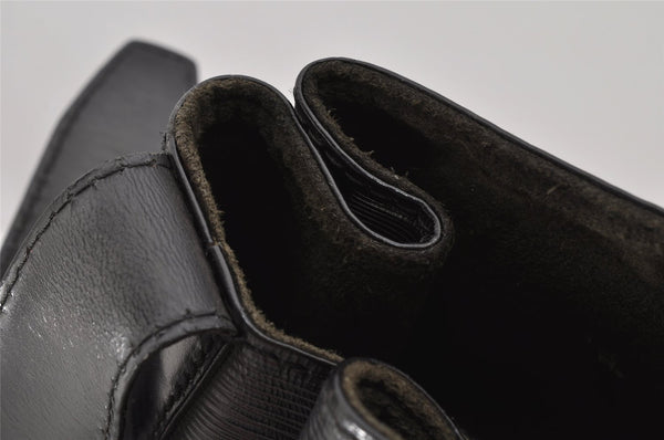 Auth Louis Vuitton Epi Sac De Paule PM Shoulder Cross Bag Black M80157 LV 2932K