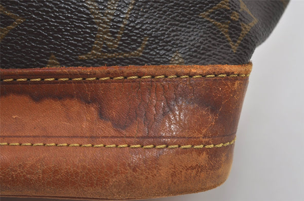 Authentic Louis Vuitton Monogram Noe Shoulder Drawstring Bag M42224 LV 2933I