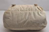 Authentic PRADA Nylon Tessuto Leather Shoulder Cross Body Bag Purse Beige 2933J