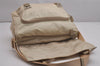 Authentic PRADA Nylon Tessuto Leather Shoulder Cross Body Bag Purse Beige 2933J