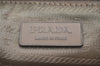 Authentic PRADA Nylon Tessuto Leather Shoulder Cross Body Bag Purse Beige 2933J
