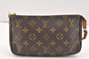 Authentic Louis Vuitton Monogram Pochette Accessoires Pouch M51980 LV 2933K