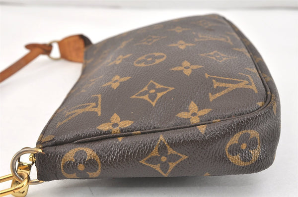 Authentic Louis Vuitton Monogram Pochette Accessoires Pouch M51980 LV 2933K
