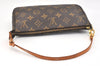 Authentic Louis Vuitton Monogram Pochette Accessoires Pouch M51980 LV 2933K