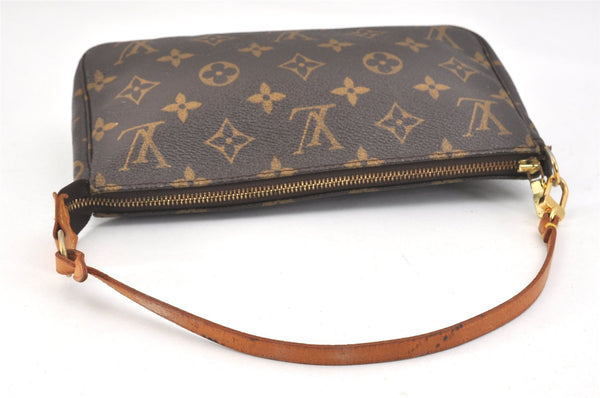 Authentic Louis Vuitton Monogram Pochette Accessoires Pouch M51980 LV 2933K