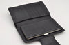 Authentic CHANEL Icon Line Calf Skin CC Bifold Long Wallet Purse Black 2934K