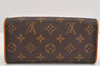 Authentic Louis Vuitton Monogram Pochette Twin PM Shoulder Bag M51854 LV 2935K