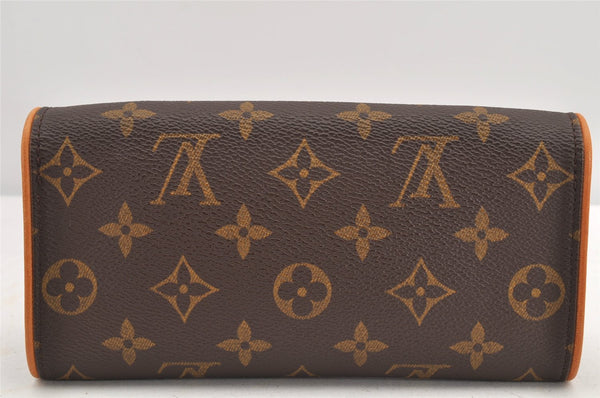 Authentic Louis Vuitton Monogram Pochette Twin PM Shoulder Bag M51854 LV 2935K