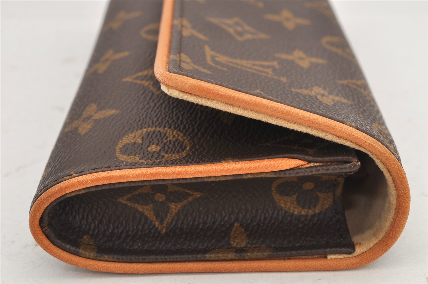 Authentic Louis Vuitton Monogram Pochette Twin PM Shoulder Bag M51854 LV 2935K