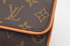 Authentic Louis Vuitton Monogram Pochette Twin PM Shoulder Bag M51854 LV 2935K
