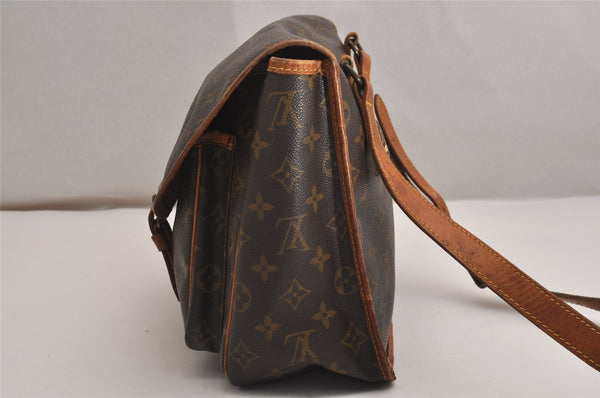 Authentic Louis Vuitton Monogram Sac Bazas Shoulder Cross Bag M99013 LV 2936J