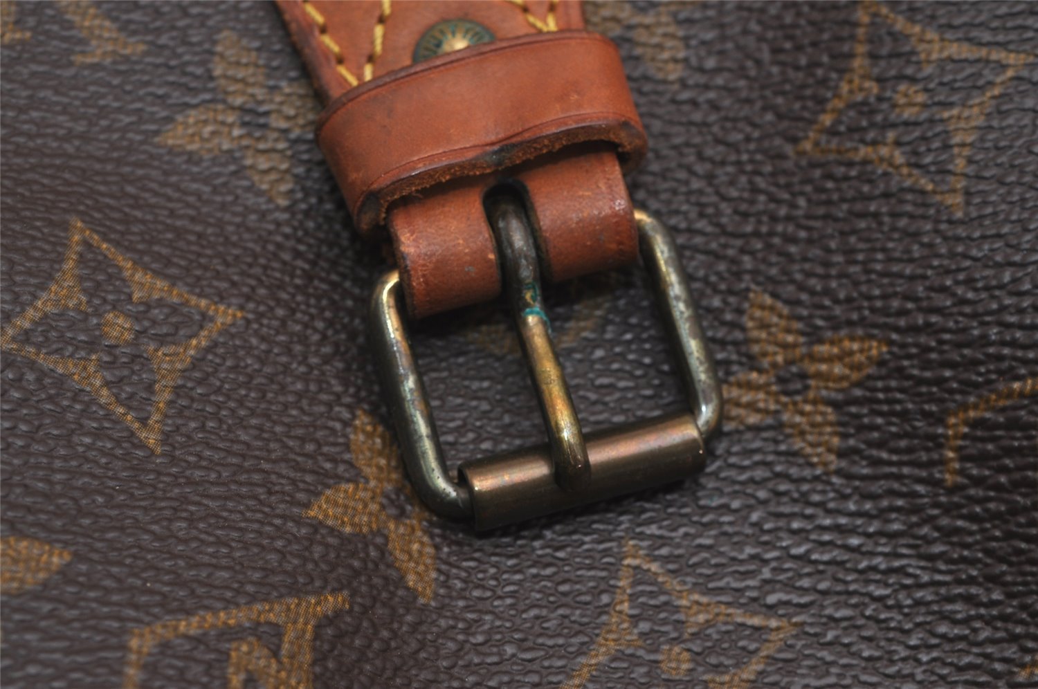 Authentic Louis Vuitton Monogram Sac Bazas Shoulder Cross Bag M99013 LV 2936J