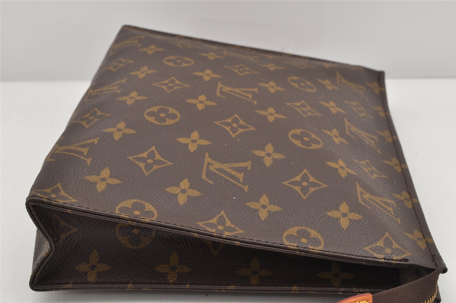 Auth Louis Vuitton Monogram Poche Toilette 26 M47542 Cosmetics Pouch Junk 2936K