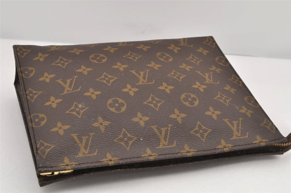 Auth Louis Vuitton Monogram Poche Toilette 26 M47542 Cosmetics Pouch Junk 2936K