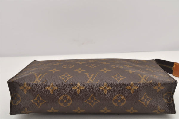 Auth Louis Vuitton Monogram Poche Toilette 26 M47542 Cosmetics Pouch Junk 2936K