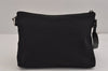 Authentic GUCCI Vintage Shoulder Bag Purse Nylon Leather Black Junk 2937J