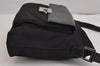 Authentic GUCCI Vintage Shoulder Bag Purse Nylon Leather Black Junk 2937J