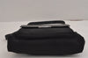 Authentic GUCCI Vintage Shoulder Bag Purse Nylon Leather Black Junk 2937J