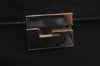 Authentic GUCCI Vintage Shoulder Bag Purse Nylon Leather Black Junk 2937J