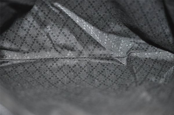 Authentic GUCCI Vintage Shoulder Bag Purse Nylon Leather Black Junk 2937J