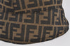 Authentic FENDI Zucca Vintage Bucket Hat Cap Nylon Brown 2937K