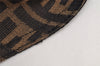 Authentic FENDI Zucca Vintage Bucket Hat Cap Nylon Brown 2937K