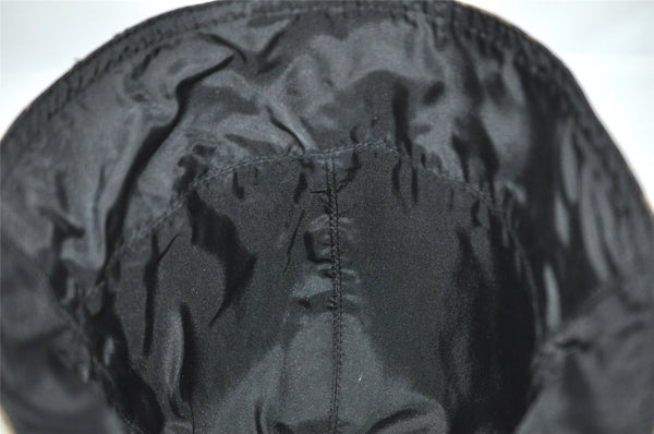Authentic FENDI Zucca Vintage Bucket Hat Cap Nylon Brown 2937K