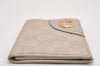 Authentic GUCCI New Britt Guccissima Card Case GG Leather 233184 White 2938J