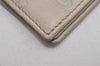Authentic GUCCI New Britt Guccissima Card Case GG Leather 233184 White 2938J