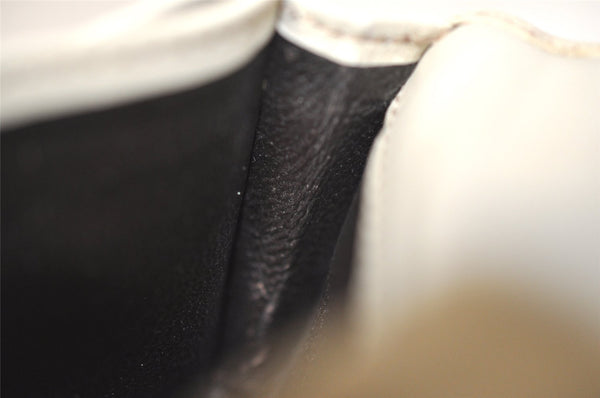 Authentic GUCCI New Britt Guccissima Card Case GG Leather 233184 White 2938J