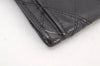 Authentic CHANEL Calf Skin Bicolore Vintage Coin Card Case Purse Black CC 2939K