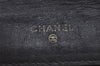 Authentic CHANEL Calf Skin Bicolore Vintage Coin Card Case Purse Black CC 2939K